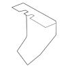 2005-2010 Volkswagen Passenger Air Bag Bracket - Volkswagen (1K0-880-572-B)