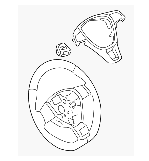 Steering Wheel - Volkswagen (5G0-419-091-JL-HYZ)
