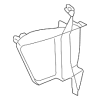 Brake Air Duct - Audi (8W6-121-764-C)