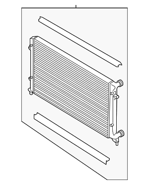 Radiator - Volkswagen (5C0-121-251-E)