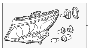 Composite Headlamp - Left - Mercedes-Benz (447-906-81-00)