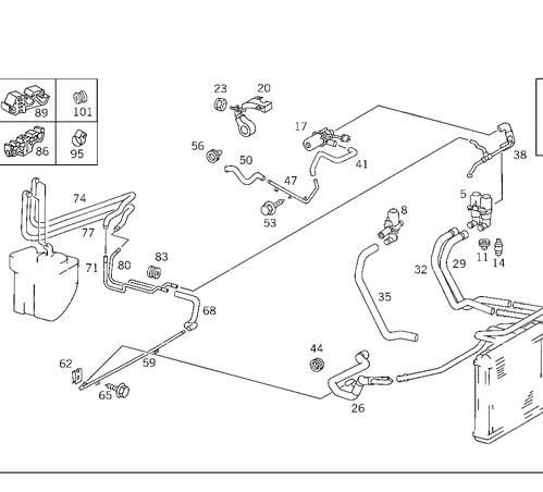 Heater - Mercedes-Benz (129-830-02-61)