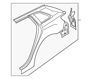 Quarter Panel - Audi (8V4-809-838-B)