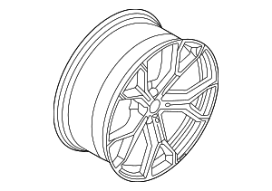 Wheel, Alloy - BMW (36-11-8-071-998) Wheel, Alloy - BMW (36-11-8-071-998)
