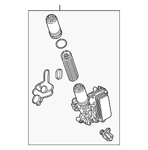 Oil Filter Housing - Mercedes-Benz (256-180-31-00)