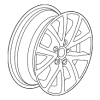 Wheel, Alloy - Volkswagen (1K0-601-025-DB-8Z8)