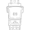Switch For Parking Brake Aut 613010 - BMW (61-31-5-A72-FE2)