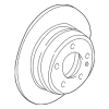 Brake Rotor - BMW (34-21-6-864-052)