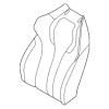 Seat Back Cover - BMW (52-10-8-095-946)