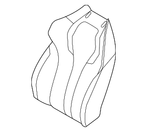 Seat Back Cover - BMW (52-10-8-095-946) Seat Back Cover - BMW (52-10-8-095-946)