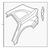 Quarter Panel - Audi (8K9-809-838-AA)