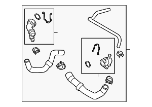 Upper Hose - Volkswagen (5Q0-122-101-EC)