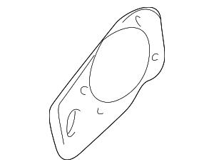Interior Quarter Panel Trim Panel Insulator - Volvo (8618279)