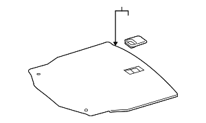 Spare Tire Panel - Mercedes-Benz (205-680-06-05-9F08)