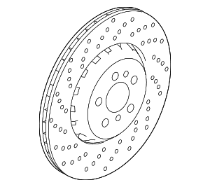 Disc Brake Rotor Left - BMW (34-21-7-991-107)