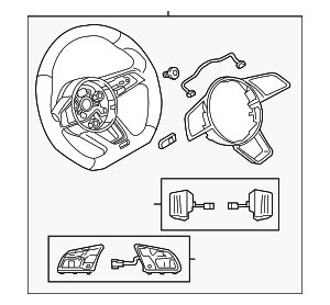 Steering Wheel - Audi (8W0-419-091-DG-JAH)
