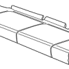 Seat Cover - Volkswagen (561-885-405-BH-UFE)