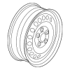 Wheel, Steel - Volkswagen (3C0-601-027-BE-03C)