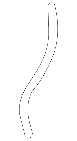 Drain Hose - Volkswagen (7L0-877-201-D) Drain Hose - Volkswagen (7L0-877-201-D)