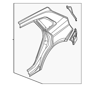 Quarter Panel - Audi (80A-809-838-A-STL)