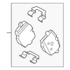 Brake Pads Rear - BMW (34-21-2-284-390)