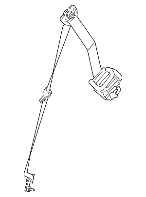 Lap & Shoulder Belt - BMW (72-11-7-941-648)