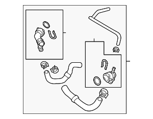 Upper Hose - Volkswagen (5QN-122-101-AL)