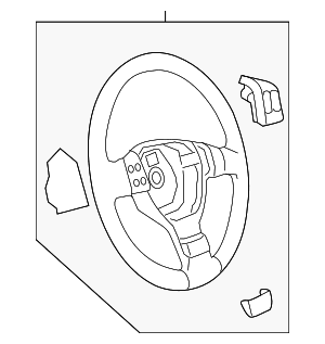 Steering Wheel - Volkswagen (5C0-419-091-C-USZ)