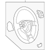 Steering Wheel - Volkswagen (5C0-419-091-B-USZ)