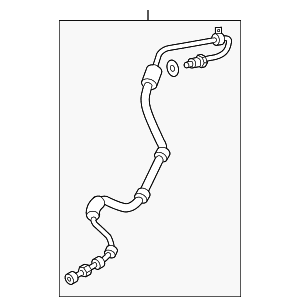 Pressure Hose - Volkswagen (7P0-423-893-C)