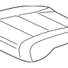 Seat Cover - Volkswagen (3G8-881-406-AN-RCP)
