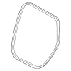 Weather-Strip On Body - Audi (4M0-833-721-D)