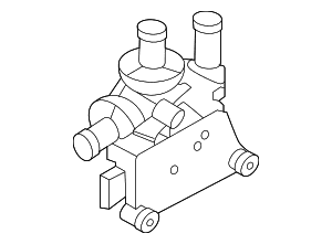 HVAC Heater Control Valve Solenoid - Audi (9J1-963-375-R)