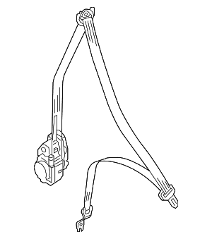 Seat Belt - Audi (8W6-857-705-P-V04) Seat Belt - Audi (8W6-857-705-P-V04)