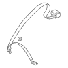 Seat Belt Lap And Shoulder Belt - Audi (4N0-857-807-A-V04)