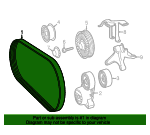 918dcb7fc622640317c67f491a981d54 Serpentine Belt - Mercedes-Benz (003-993-55-96)