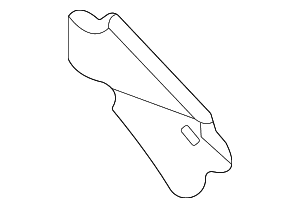 Quarter Trim Panel Insulator - BMW (51-43-5-A1C-462)