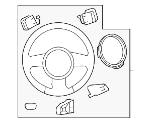 Steering Wheel - Audi (8V0-419-091-BC-CJM)