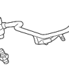 Engine Coolant Hose - Audi (06A-121-497-Q)