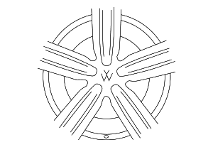 Wheel, Alloy - Volkswagen (5NN-601-025-C-Z49)