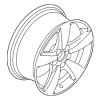 Wheel, Alloy - Volkswagen (5N0-601-025-AS-8Z8)