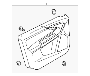 Door Trim Panel - Volvo (39812632)