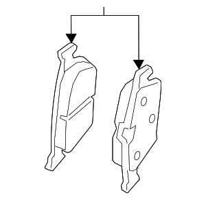 Brake Lining - Volkswagen (5Q0-698-451-AF)
