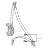 Seat Belt Assembly - Audi (4G8-857-705-J-CKM)