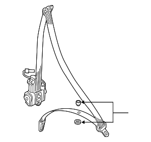 Seat Belt Assembly - Audi (4G8-857-705-J-CKM)