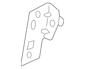 Hood Lift Support Bracket - Audi (427-827-169)