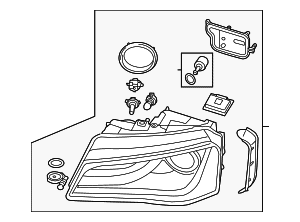 Composite Headlamp - Audi (4H0-941-029-AF)