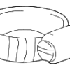 Engine Air Duct Clamp - BMW (07-12-9-952-125)