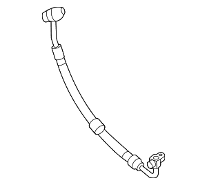 Center AC Line - Audi (80A-816-743-BS)