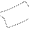 Body Weather-Strip - Audi (8W5-827-705-E)